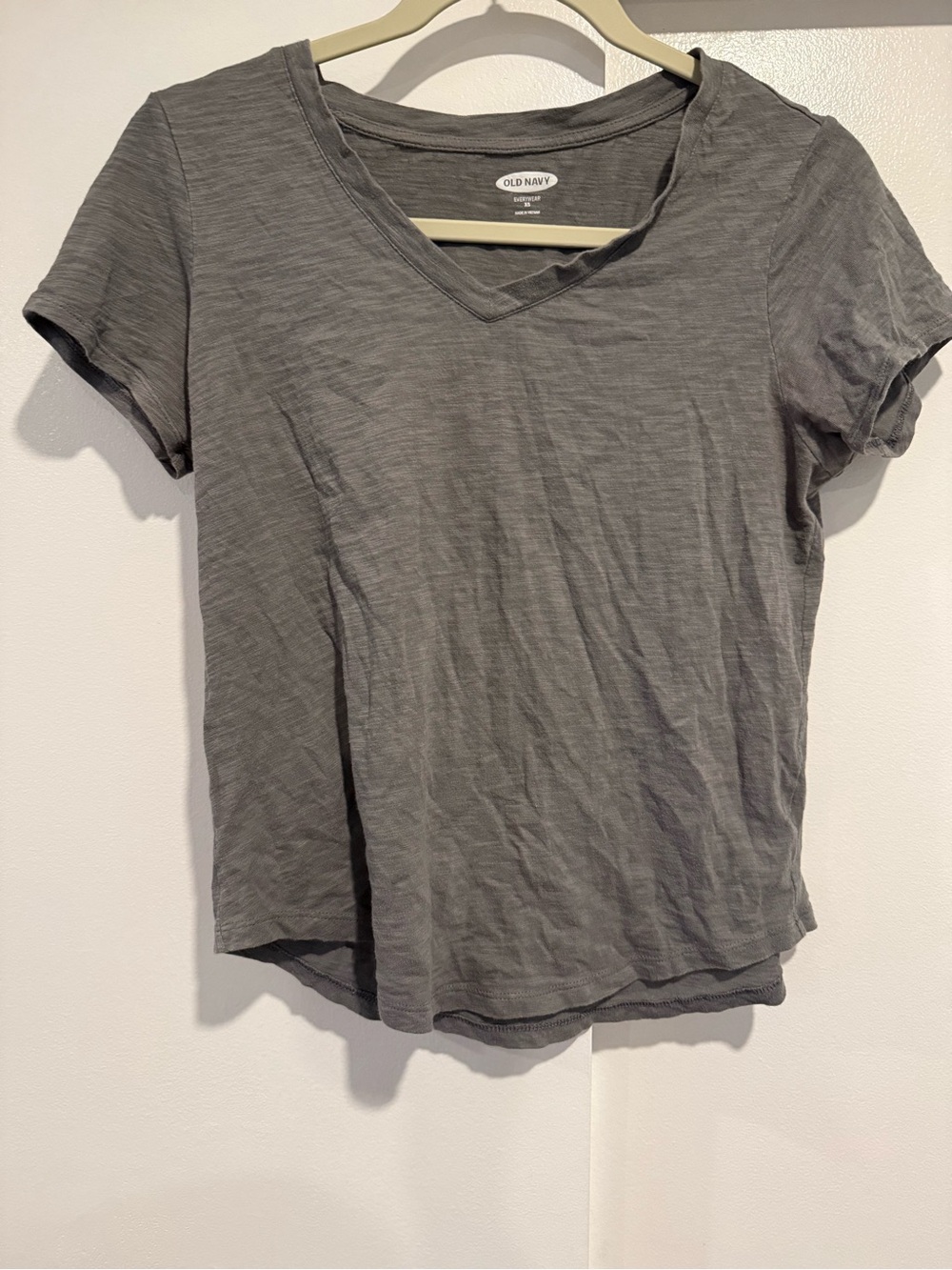 Old Navy Women's Gray V-Neck Short Sleeve Tee size XS